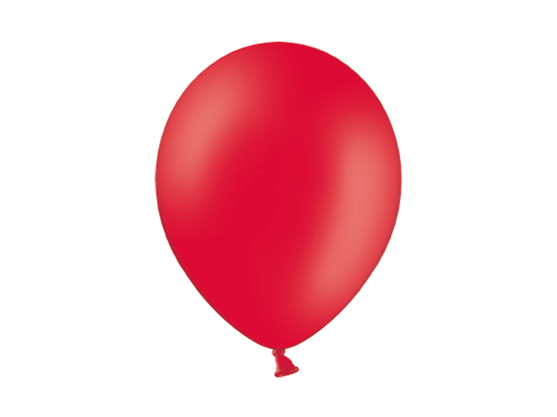 Balony 23cm, Pastel Red (1 op. / 100 szt.)