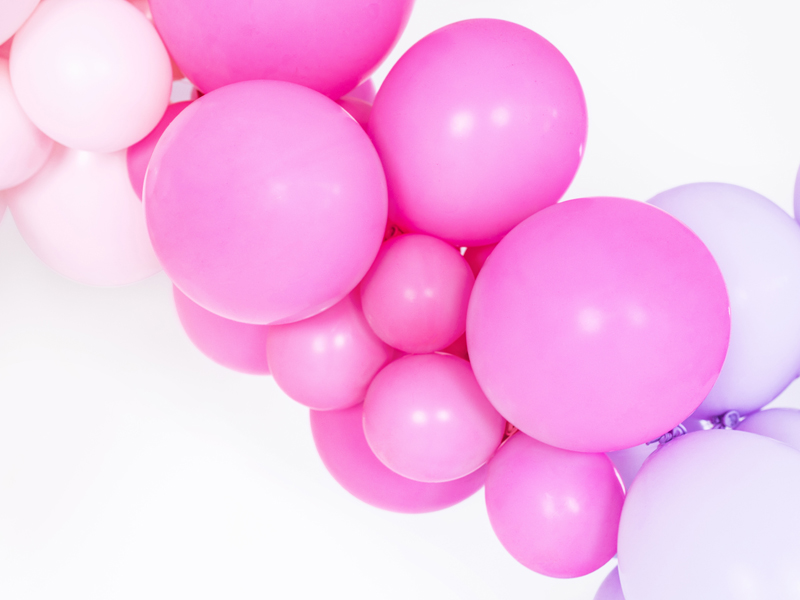 Balony Strong 30cm, Pastel Fuchsia (1 op. / 50 szt.) - obrazek 2