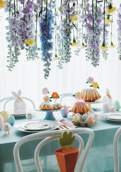 Toppery na tort Kwiaty, mix, 13 cm (1 op. / 8 szt.) - obrazek 3