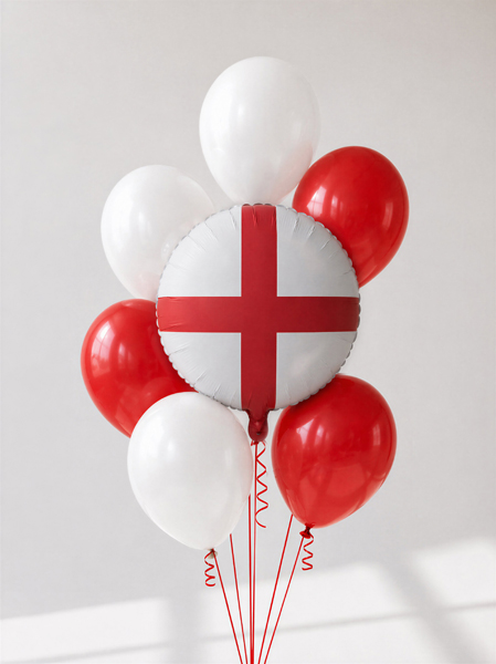 Balon foliowy Flaga Anglii, 35 cm, mix - obrazek 3