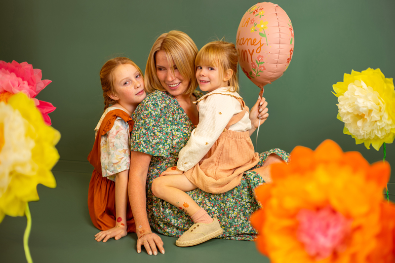 Balon foliowy ''Dla kochanej mamy'', 45 cm, mix - obrazek 4