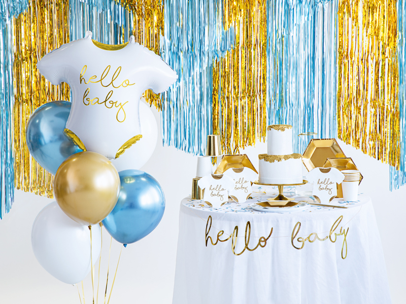 Toppery Alfabet, złoty, 9,5-12cm (1 op. / 53 szt.) - obrazek 6