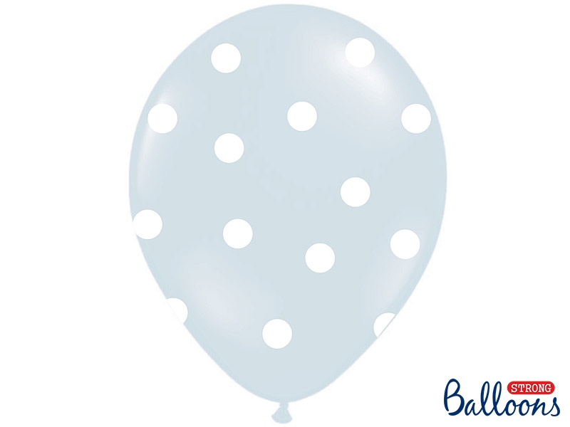 Balony 30cm, Słonik, Pastel Baby Blue Mix (1 op. / 50 szt.) - obrazek 3