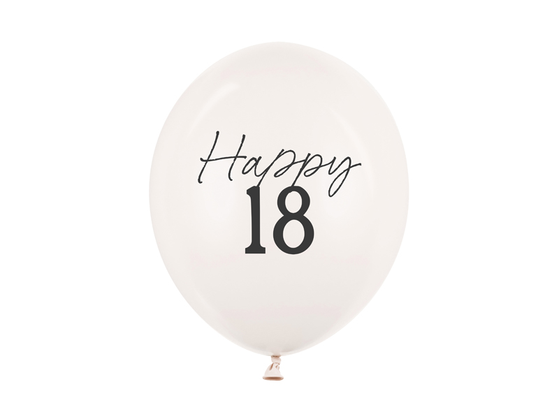 Balony 30 cm, 18, Pastel Off-white (1 op. / 50 szt.)