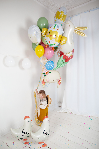 Balon foliowy Kurka, 48x60 cm, mix - obrazek 5