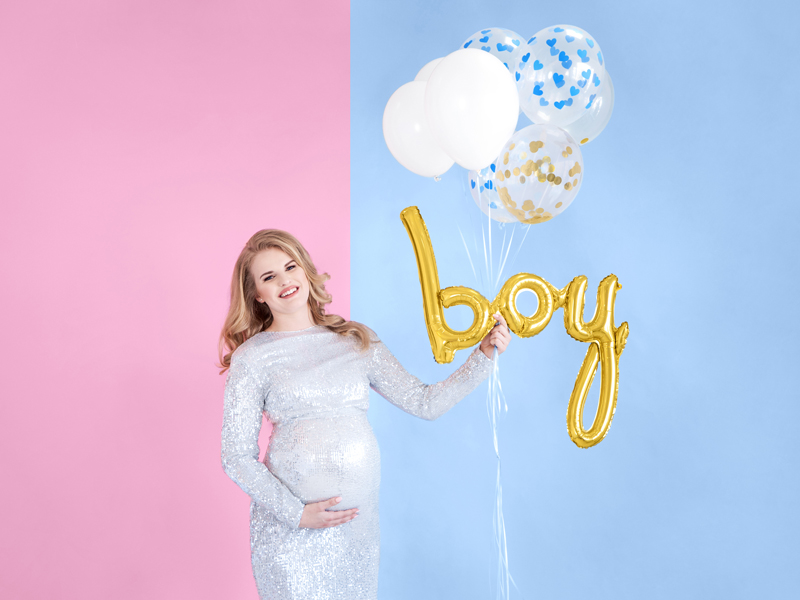 Balony 30cm, Serduszka, Crystal Clear (1 op. / 50 szt.) - obrazek 5
