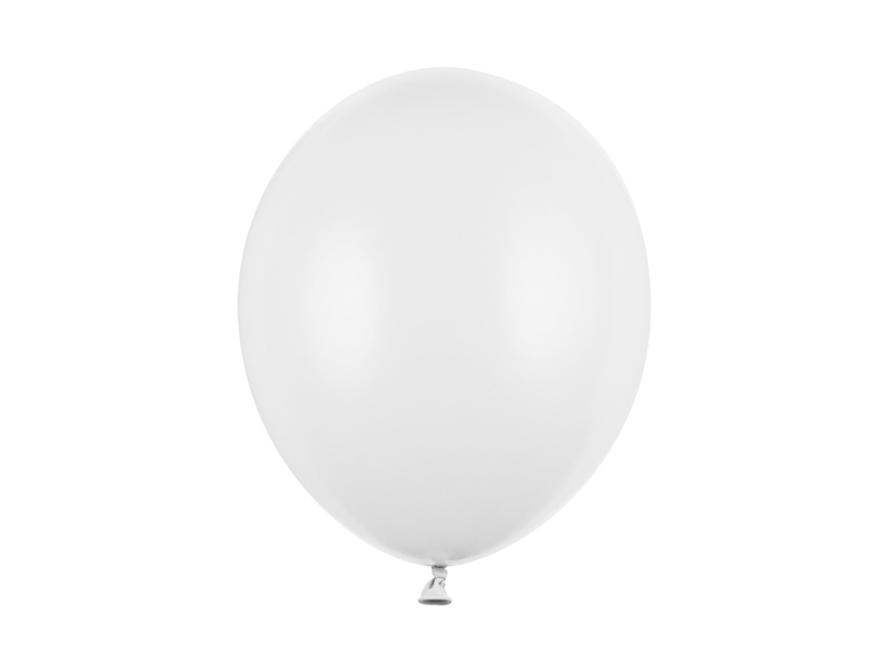 Balony Strong 30cm, Pastel Pure White (1 op. / 50 szt.)