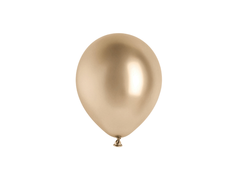 Balony Glossy 12cm, szampańskie złoto (1 op. / 50 szt.)