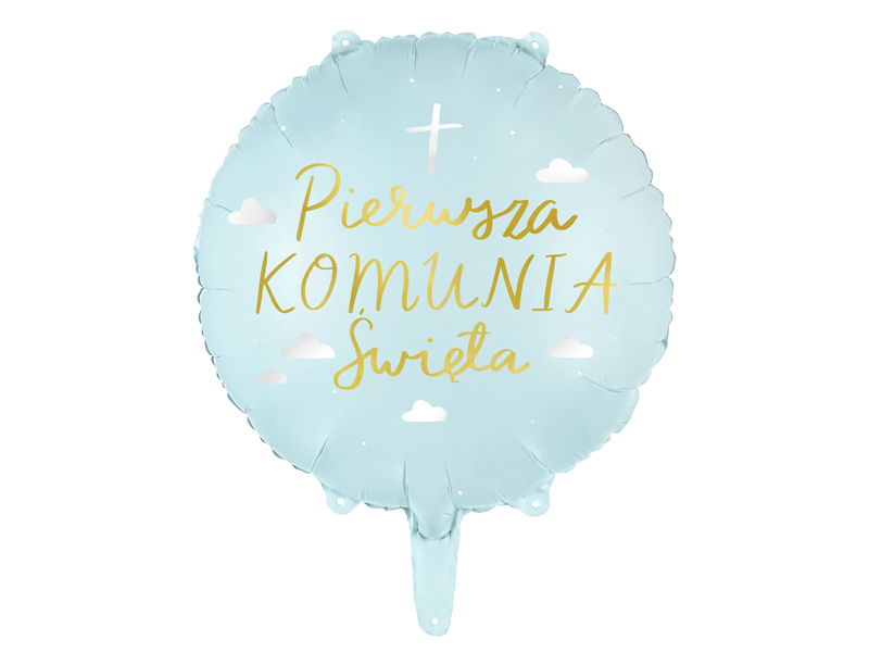 Balon foliowy ''Komunia Święta'', 45 cm, mix