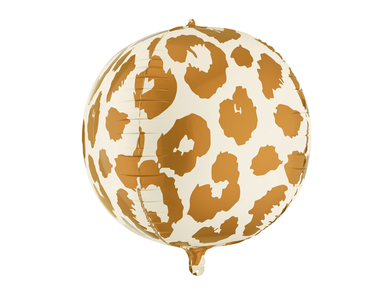 Balon foliowy Piłka w Cętki Geparda, 75 cm, mix