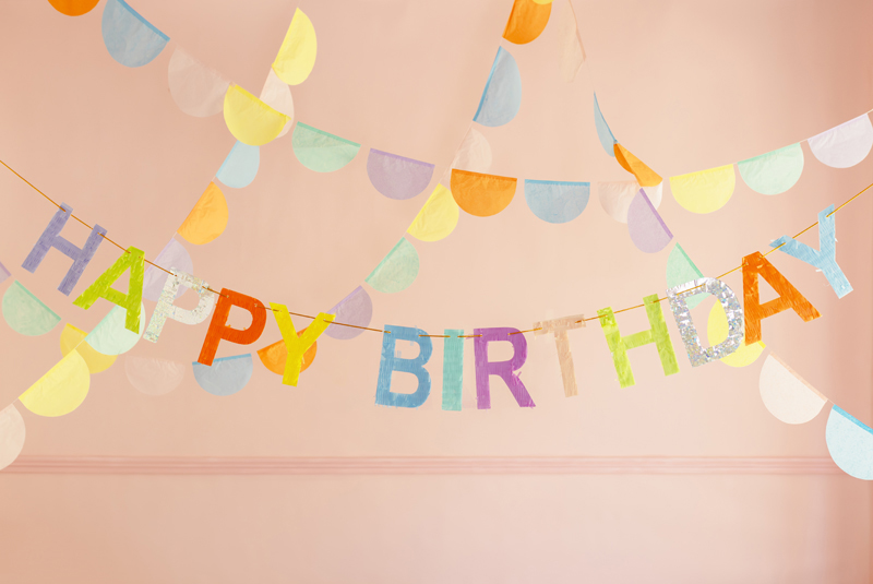 Baner Happy Birthday, 2.2m, mix - obrazek 5