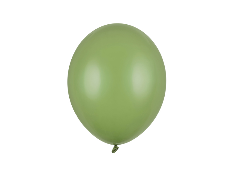 Balony Strong 27 cm, Pastel Rosemary Green (1 op. / 100 szt.) - obrazek 2