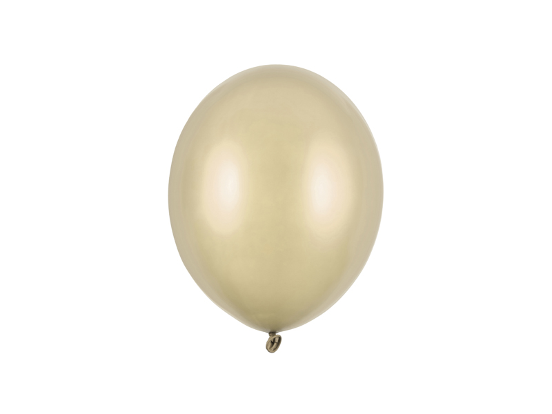 Balony Strong 23 cm, Metallic Cold Gold (1 op. / 100 szt.)