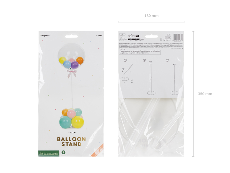 Stojak na balon, 72 cm - obrazek 4