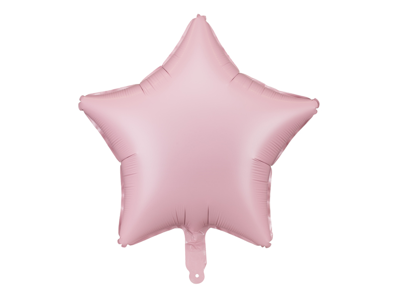Balon foliowy Gwiazdka, 40cm, różowy