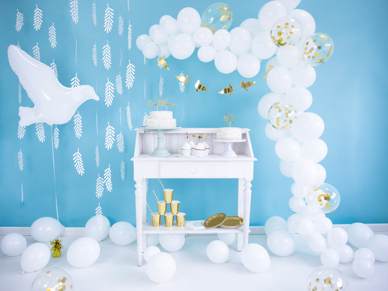 Balony Strong 27cm, Crystal Clear (1 op. / 100 szt.) - obrazek 4