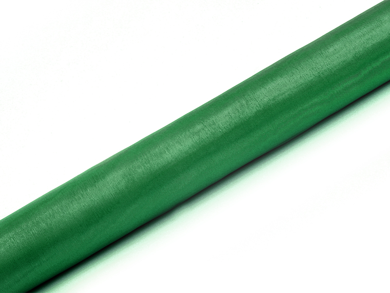 Organza Gładka, sz. zieleń, 0,36 x 9m (1 szt. / 9 mb.)