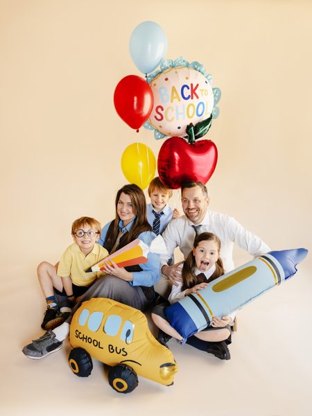 Balon foliowy stojący Autobus, mix, 66x36 cm - obrazek 5