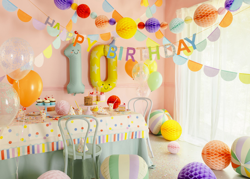 Baner Happy Birthday, 2.2m, mix - obrazek 6