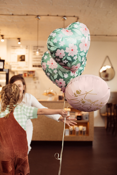 Balon foliowy ''Kocham Cię Mamo'', 45 cm, różowy - obrazek 4