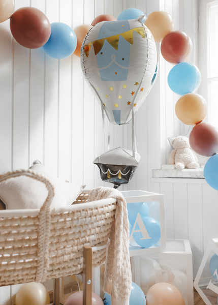 Balony z łącznikiem, 33 cm, jasny niebieski (1 op. / 20 szt.) - obrazek 5