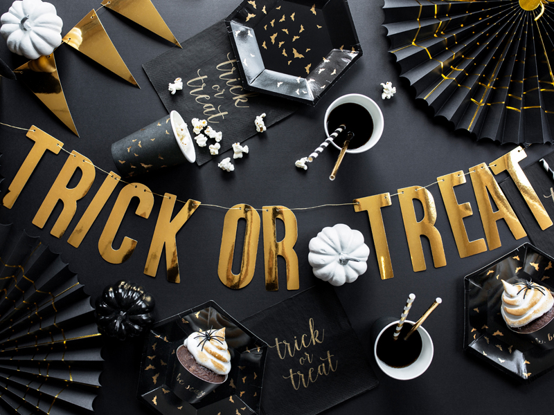 Rozety dekoracyjne Trick or Treat (1 op. / 2 szt.) - obrazek 4