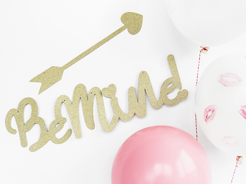 Baner Sweet Love - Be mine!, 11,5 x 90 cm - obrazek 3