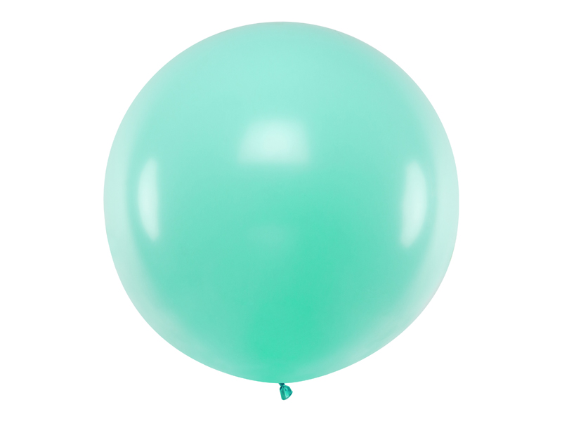 Balon okrągły 1m, Pastel Light Mint