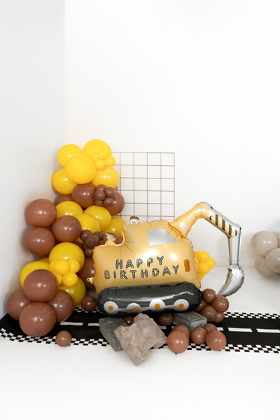 Balon foliowy Koparka, mix, 49x76,5 cm - obrazek 2