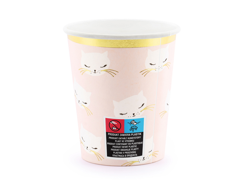 Kubeczki Kotek, 200ml (1 op. / 6 szt.) - obrazek 2