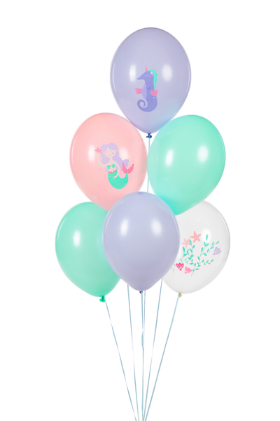 Balony 30 cm, Morski Świat, mix (1 op. / 6 szt.) - obrazek 2