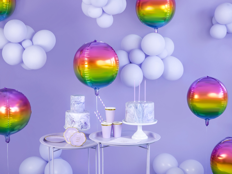 Balony Strong 23cm, Pastel Light Lilac (1 op. / 100 szt.) - obrazek 5