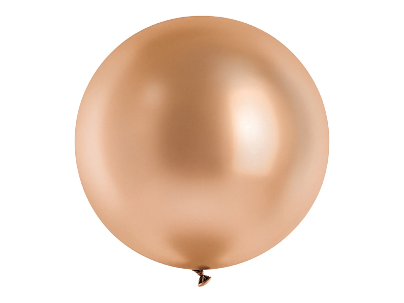 Balon Glossy 100cm, różowe złoto