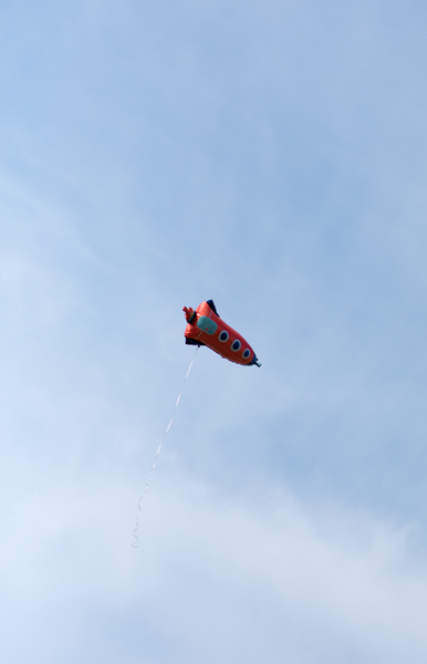 Balon foliowy Rakieta, 44x115cm, mix - obrazek 4