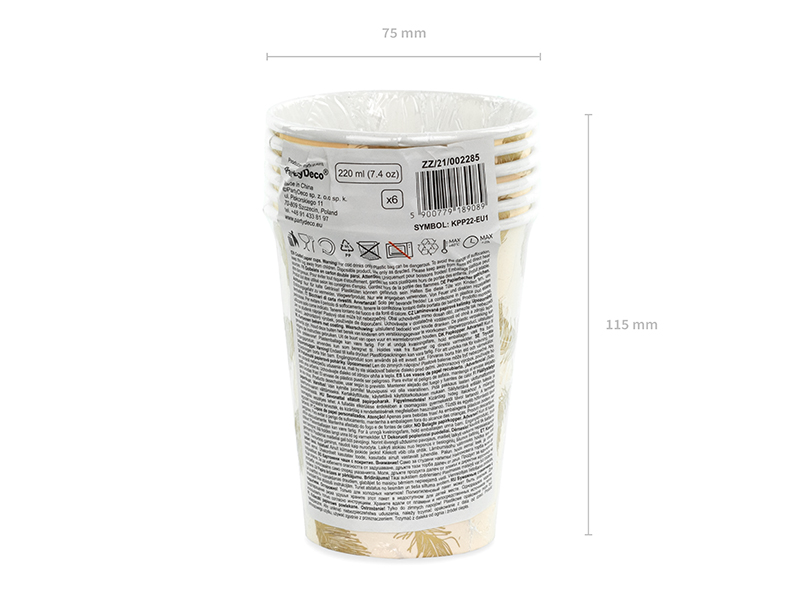 Kubeczki Lovely Swan, 260 ml (1 op. / 6 szt.) - obrazek 8