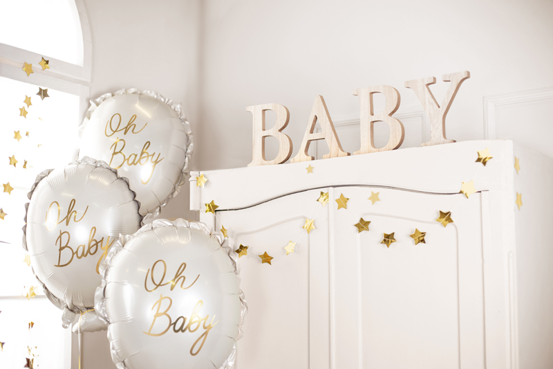 Balon foliowy Oh baby, 53x69 cm, mix - obrazek 3