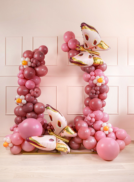 Balony Strong 30 cm, Pastel Burgundy (1 op. / 100 szt.) - obrazek 2