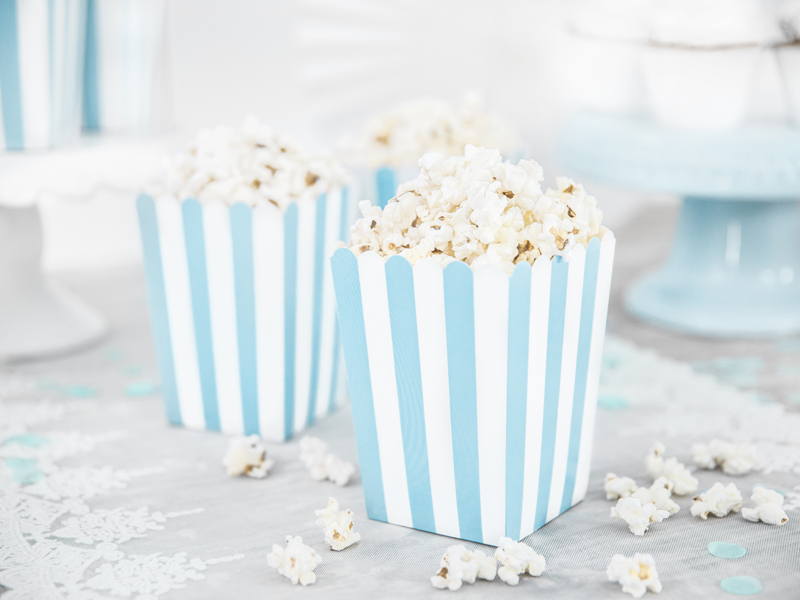 Pudełka na popcorn, 7,5 x 7,5 x 12,5 cm (1 op. / 6 szt.) - obrazek 7