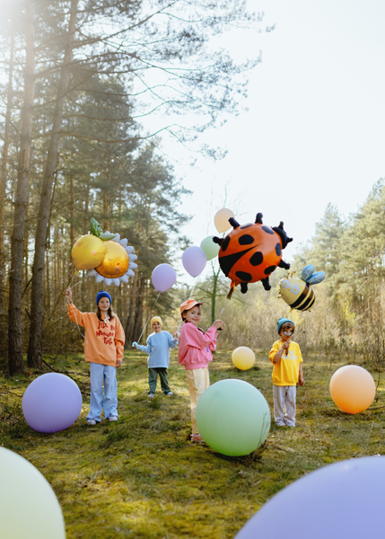 Balon foliowy Biedronka, 85x83 cm, mix - obrazek 6