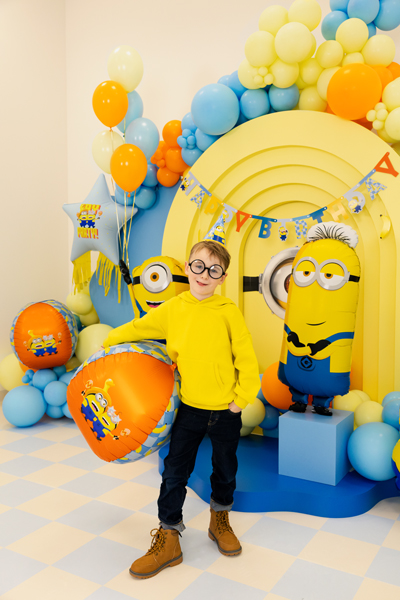 Balon foliowy Minionek Tim, 40x100 cm, mix - obrazek 5