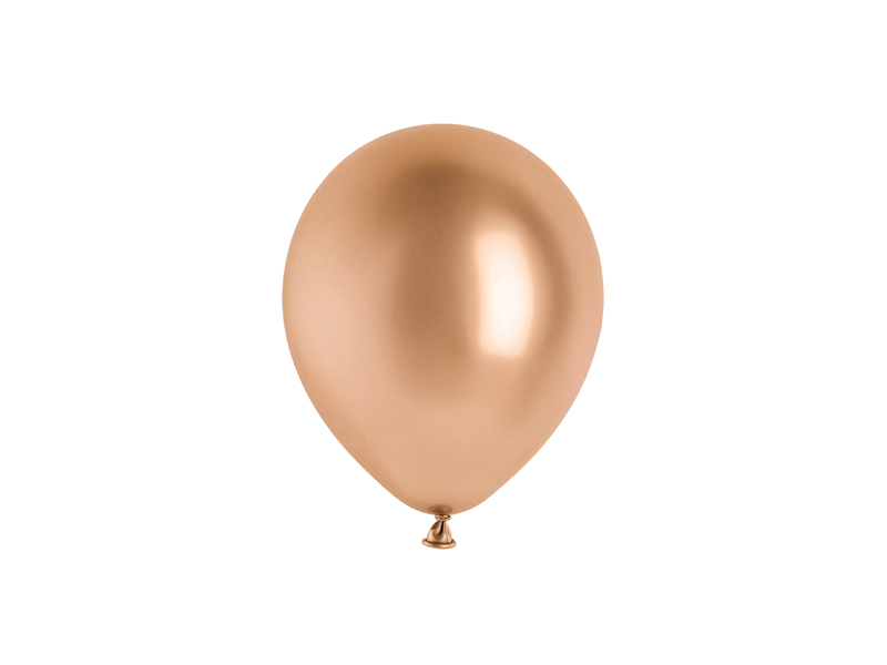 Balony Glossy 12cm, różowe złoto (1 op. / 50 szt.)