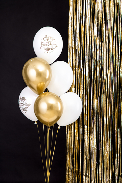 Balony 30cm, Happy Birthday To You, mix (1 op. / 6 szt.) - obrazek 2