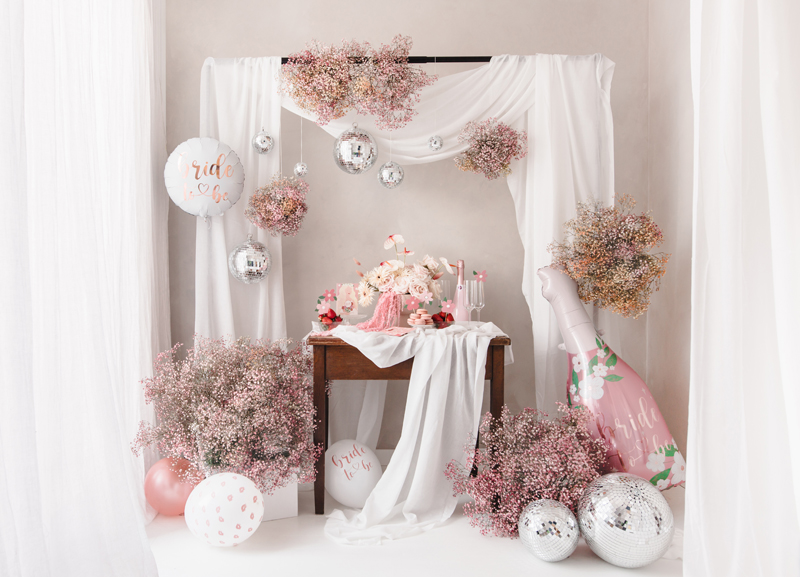 Balon foliowy Butelka Bride to be, 49.5x108.5 cm, mix - obrazek 5