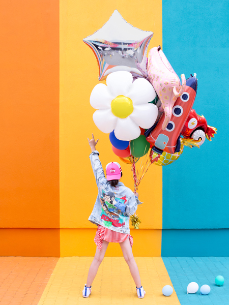 Balon foliowy Rakieta, 44x115cm, mix - obrazek 3