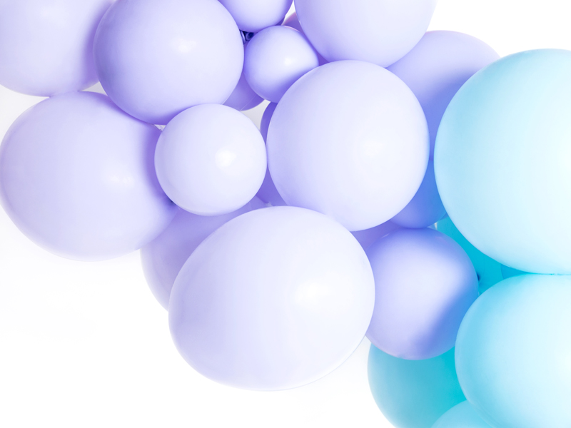 Balony Strong 23cm, Pastel Light Lilac (1 op. / 100 szt.) - obrazek 2