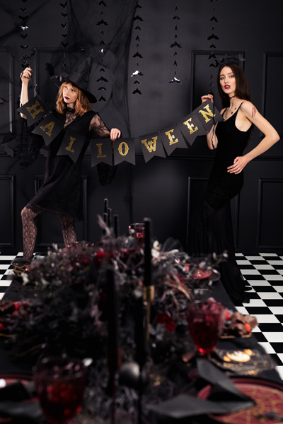 Baner Halloween, czarny, 20x175cm - obrazek 6