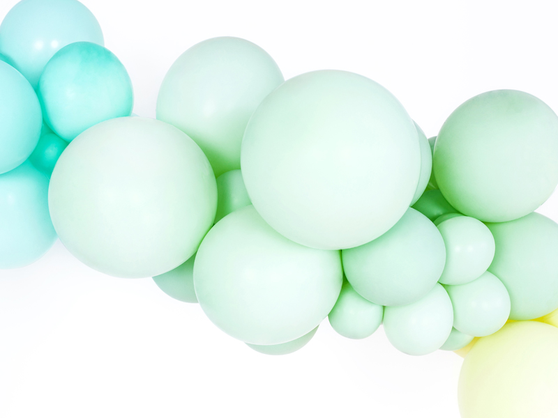 Balony Strong 27cm, Pastel Pistachio (1 op. / 100 szt.) - obrazek 2