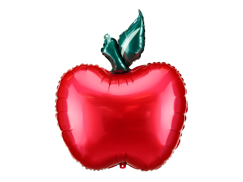 Balon foliowy Jabłko, 57x69 cm, mix