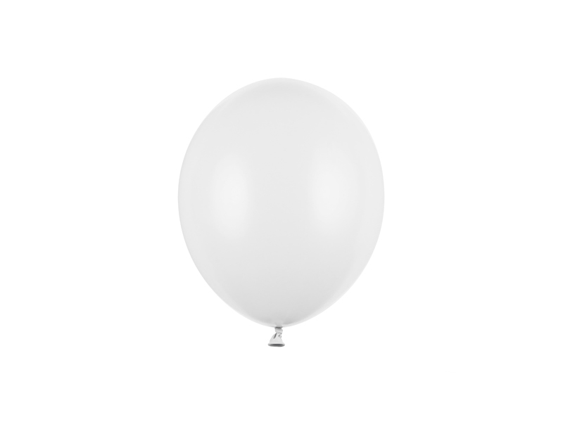 Balony Strong 12cm, Pastel Pure White (1 op. / 100 szt.)