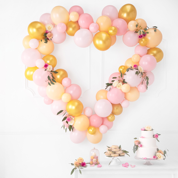 Balony Strong 27cm, Pastel Light Peach (1 op. / 100 szt.) - obrazek 5